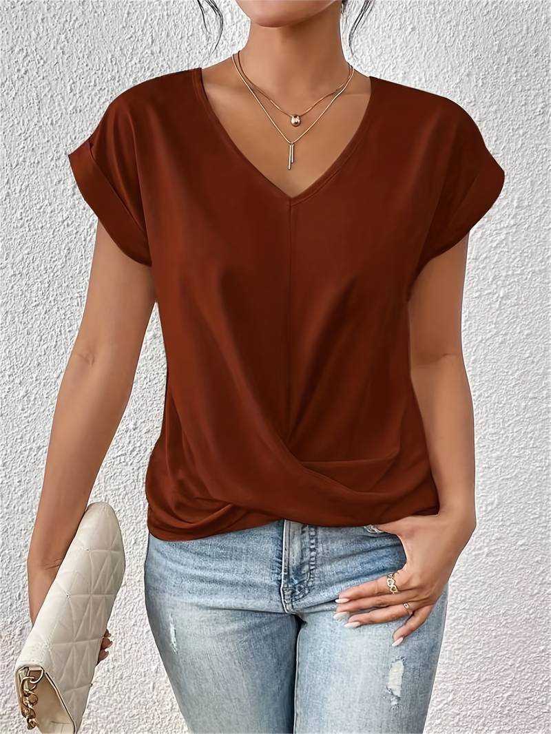 Bequemes Oberteil für Damen | Kurzarm